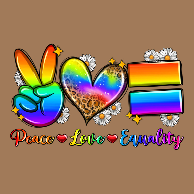 Peace Love Equality Classic Tee by Zillion Design Studio | Teevron