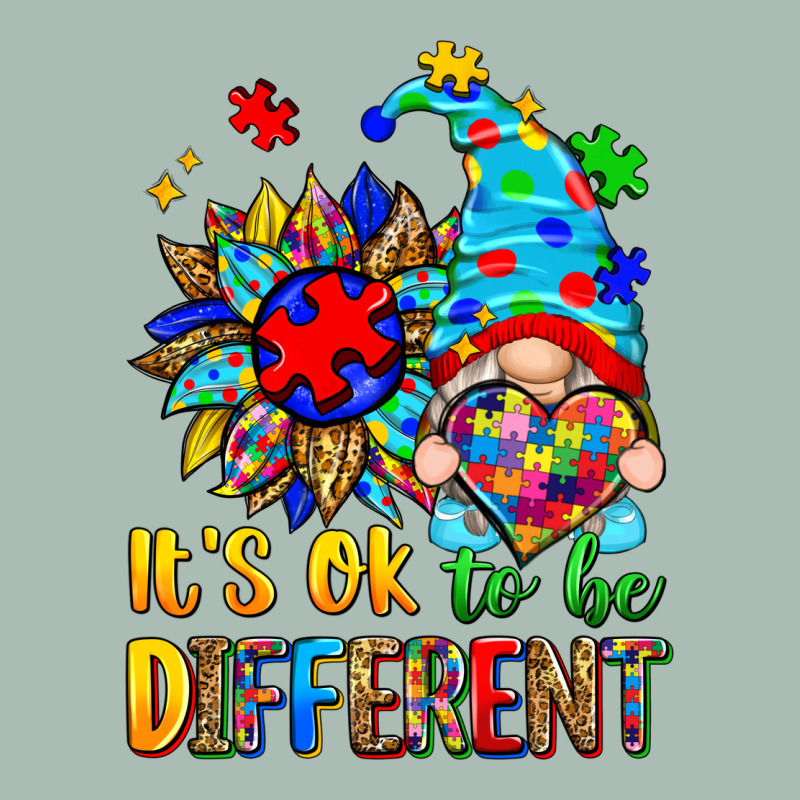 It's Ok To Be Different Autism Gnome Classic Tee by Zillion Design Studio | Teevron