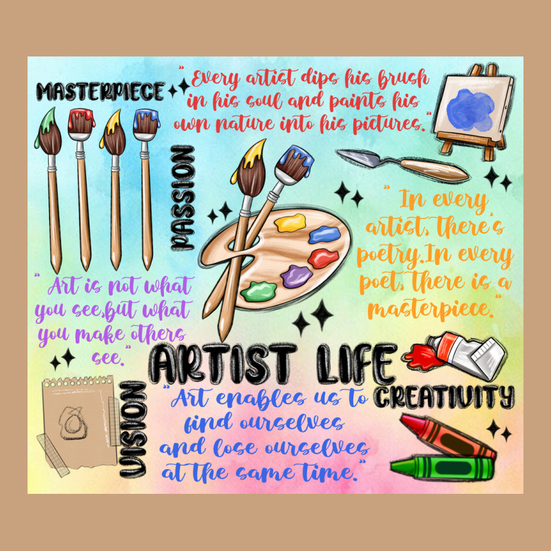 Artist Life Vintage Tee by MaliasSmallBusiness | Teevron