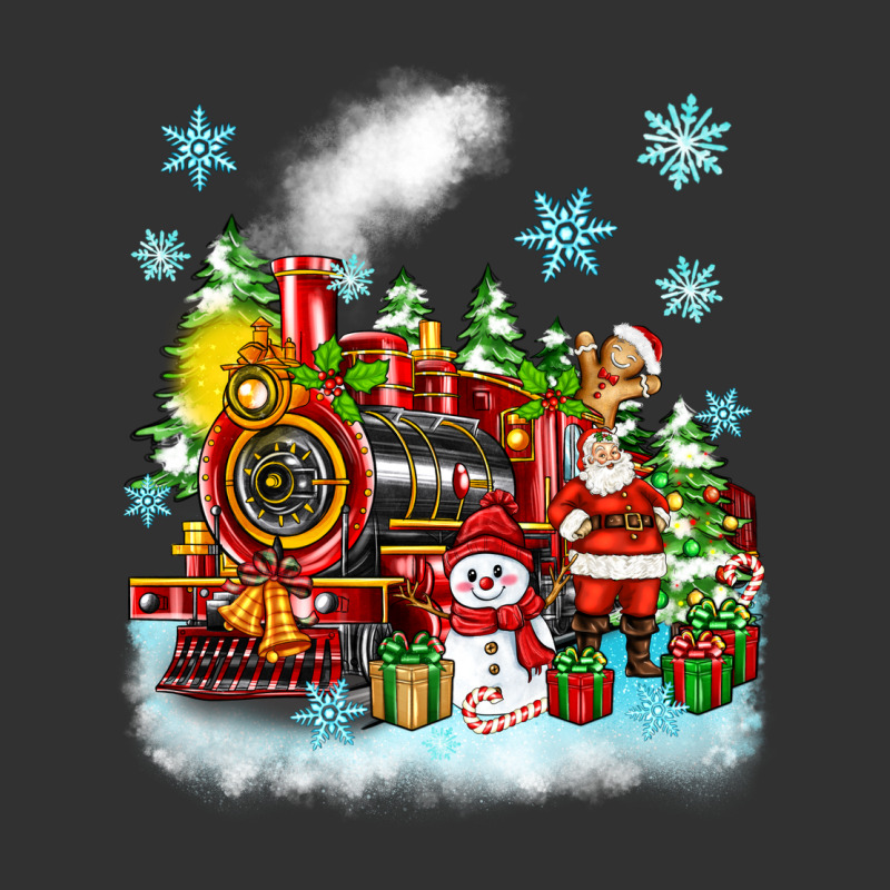 Christmas Polar Express Santa Urban Heavy Tee by Zillion Design Studio | Teevron