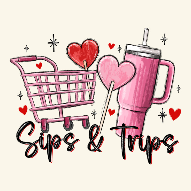 Sips & Trips Target Inspired Stanley Premium Hoodie by MaliasSmallBusiness | Teevron