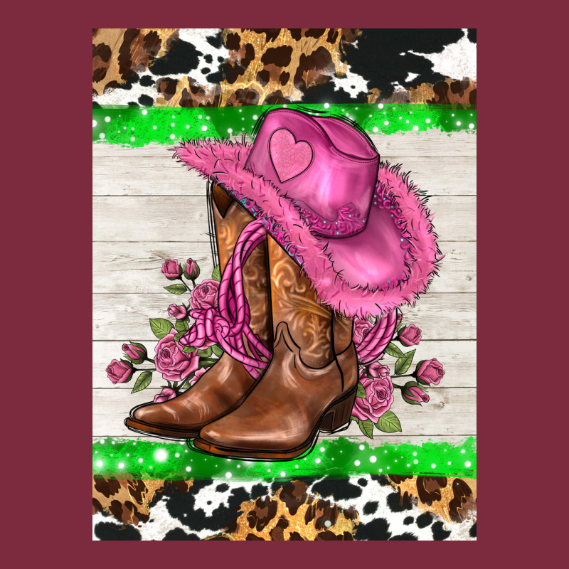 Cowgitl Hat And Roses Premium Hoodie by AdoDesignShop | Teevron