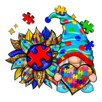 Autism Sunflower Gnome Classic Tee | Teevron