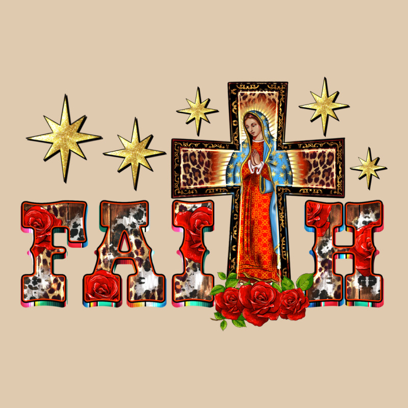 Faith Our Lady Of Guadalupe Cross Classic Tee by BarkalooDesign | Teevron