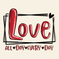 Love All Day Every Day Hearts Vintage Tee | Teevron