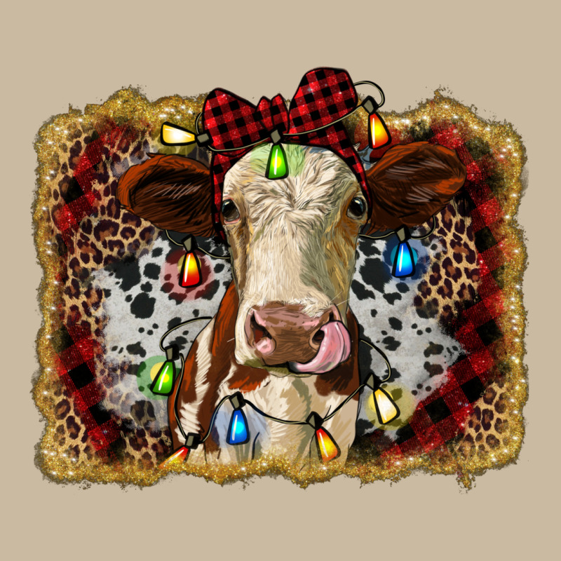Heifer Cow Christmas Western Background Long Sleeve Tee by RanaPortraitStore | Teevron