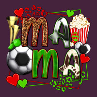 Mama Soccer With Popcorn Long Sleeve Tee | Teevron
