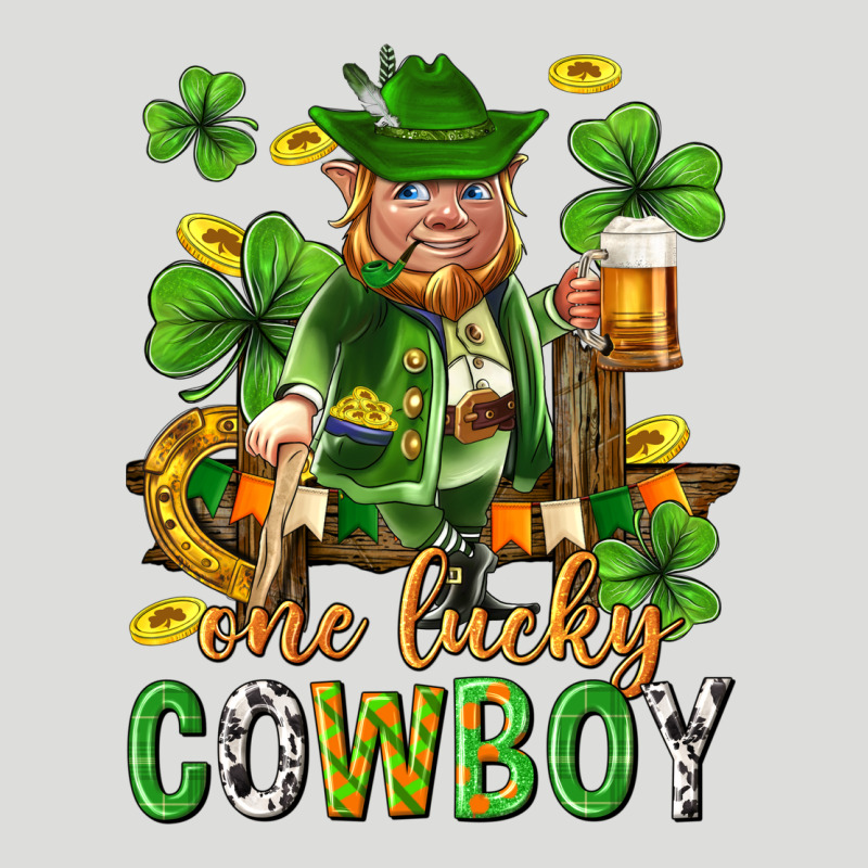 One Lucky Cowboy With St. Patricks Elf Zipper Hoodie by Neo Western | Teevron