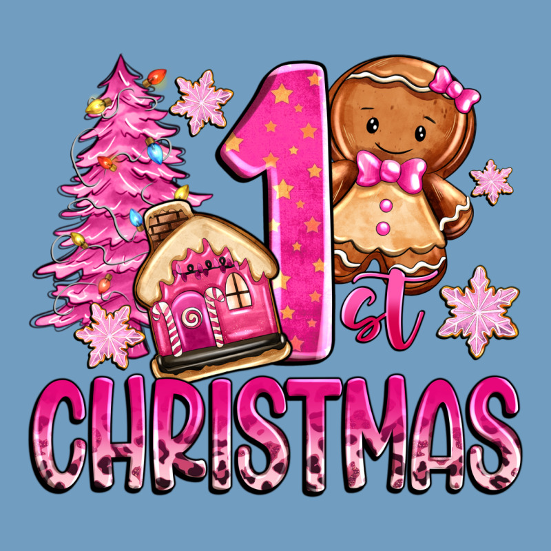 1st Christmas Gingerbread Girl Urban Heavy Tee by Zillion Design Studio | Teevron
