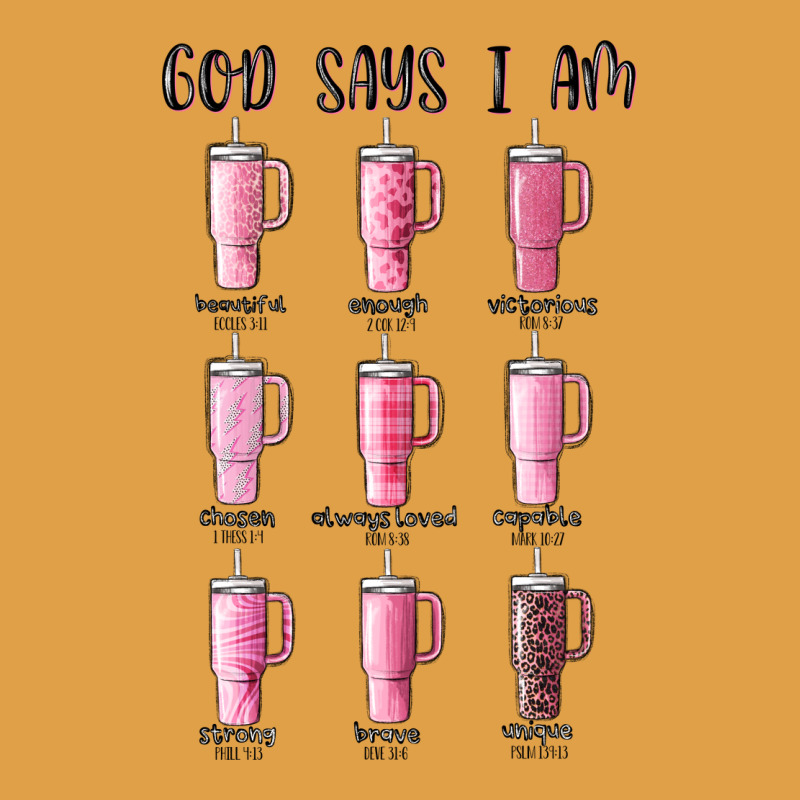 God Says I Am Bible Verse Stanley Premium Hoodie by MaliasSmallBusiness | Teevron