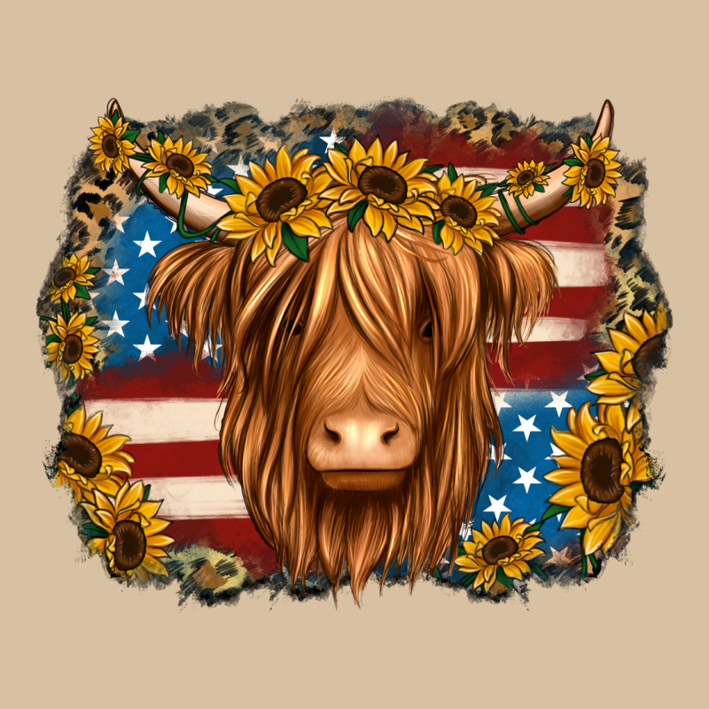 4th Of July Shaggy Cow Heavyweight Hoodie by Jasminsmagicworld | Teevron