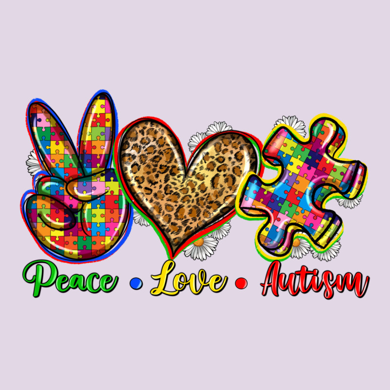 Peace Love Autism Classic Tee by Zillion Design Studio | Teevron