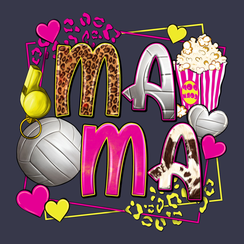 Mama Volleyball With Popcorn Long Sleeve Tee by texasbilliewilder | Teevron