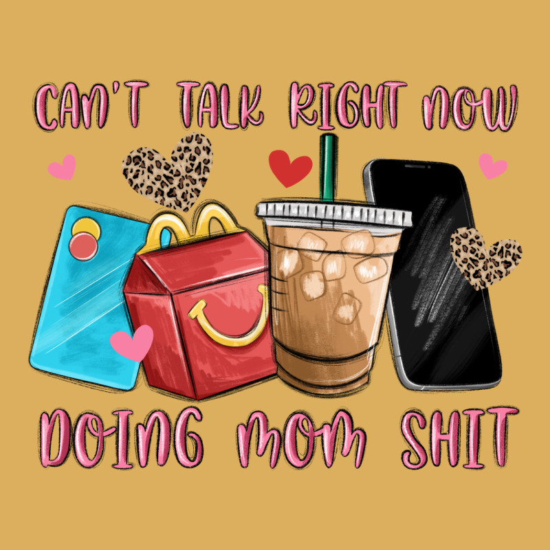 Can't Talk Right Now Doing Mom Shit Premium Hoodie by MaliasSmallBusiness | Teevron