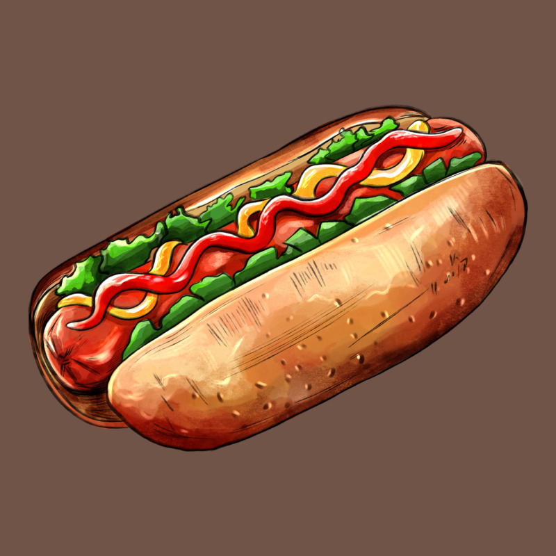 American Hot Dog Premium Sweatshirt by AdoDesignShop | Teevron