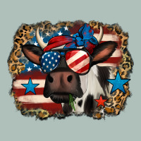4th Of July Cow Heavyweight Hoodie | Teevron