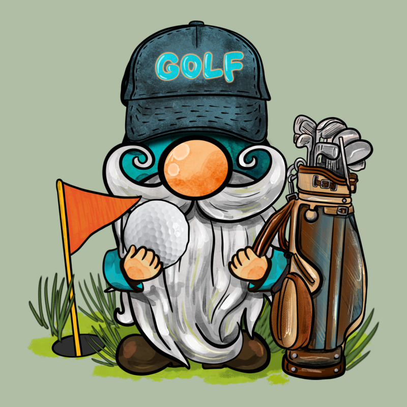 Golf Gnome Urban Heavy Tee by BarkalooDesign | Teevron