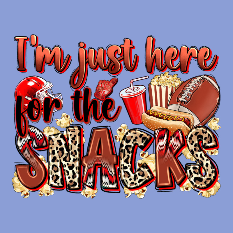 I'm Just Here For The Snacks American Football Long Sleeve Tee by Zillion Design Studio | Teevron