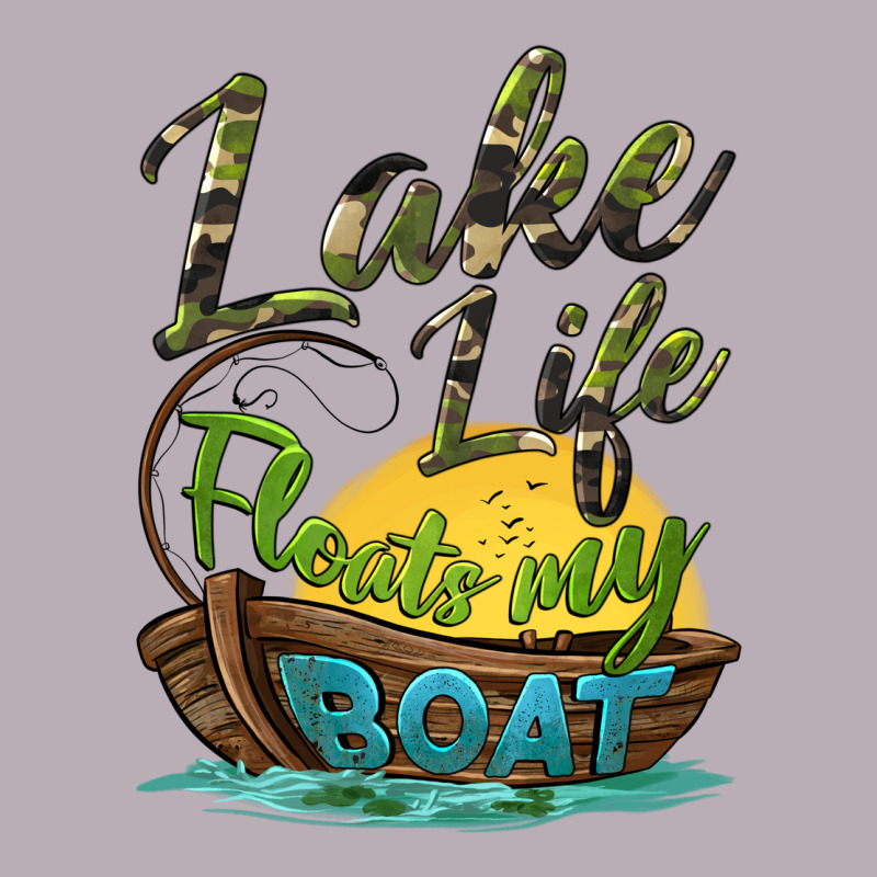 Lake Life Floats My Boat Vintage Tee by BarkalooDesign | Teevron