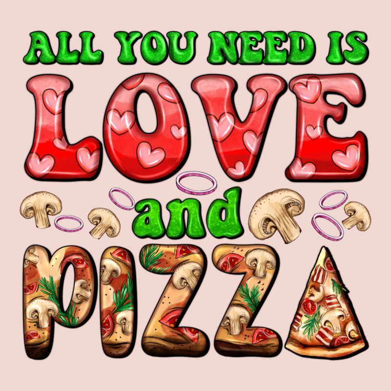 All You Need Is Love And Pizza Premium Sweatshirt by AdoDesignShop | Teevron