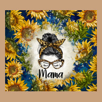 Sunflowers Messy Bun Mama Vintage Tee | Teevron
