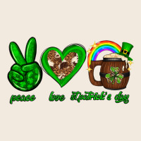 Peace Love Luck St. Patrick's Day Zipper Hoodie | Teevron