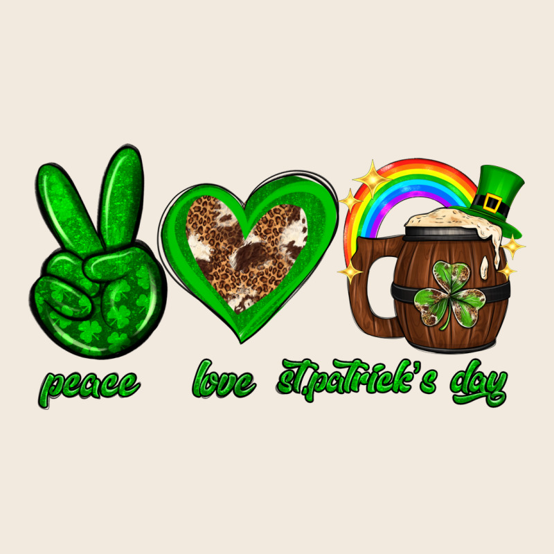Peace Love Luck St. Patrick's Day Zipper Hoodie by Neo Western | Teevron