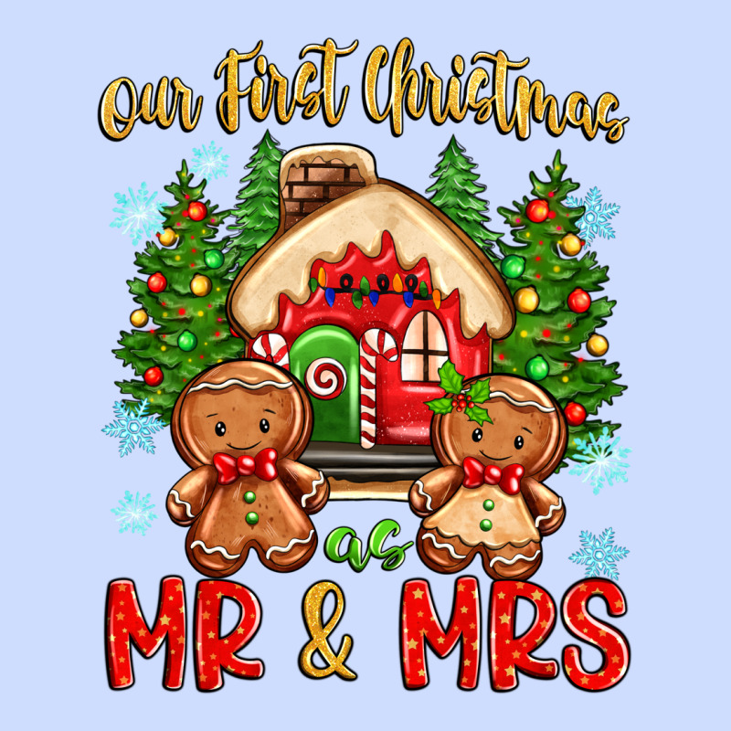 Our First Christmas As Mr And Mrs Urban Heavy Tee by Zillion Design Studio | Teevron