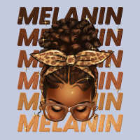 Melanin Afro Messy Bun Long Sleeve Tee | Teevron