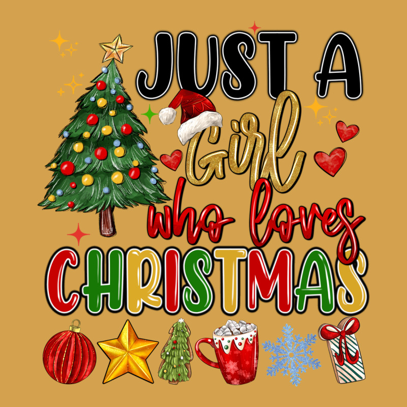 Just A Girl Who Loves Christmas Urban Hoodie by MaliasSmallBusiness | Teevron