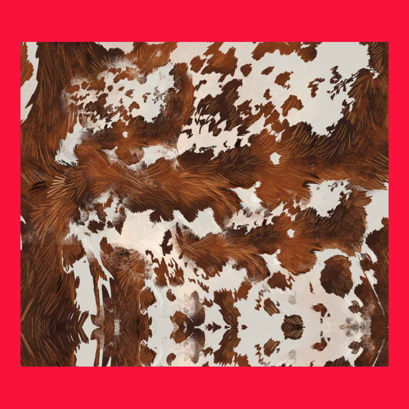 Brown Cowhide Classic Tee by BarkalooDesign | Teevron