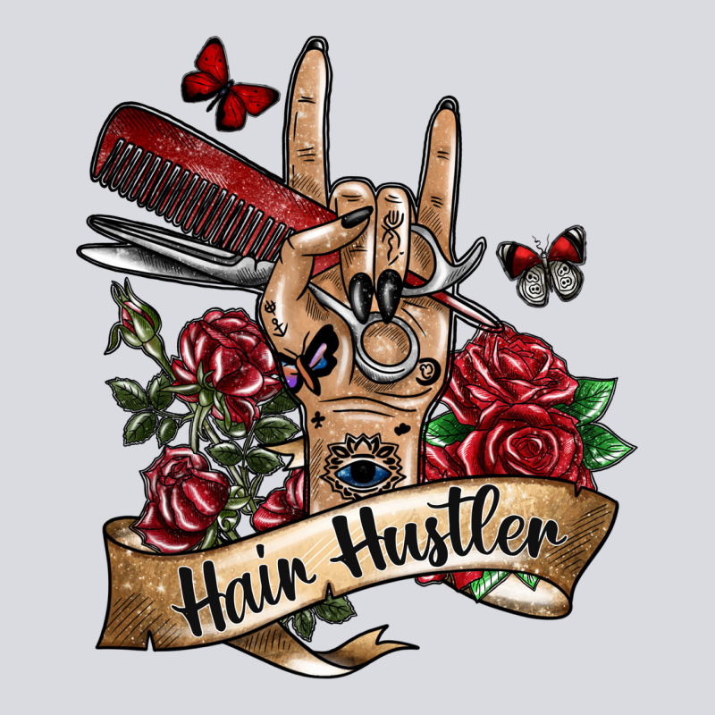 Hair Hustler 3 Zipper Hoodie by SublimationCraftShop | Teevron