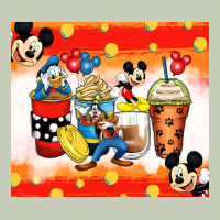 Cartoon Characters Coffee Cups Long Sleeve Tee | Teevron