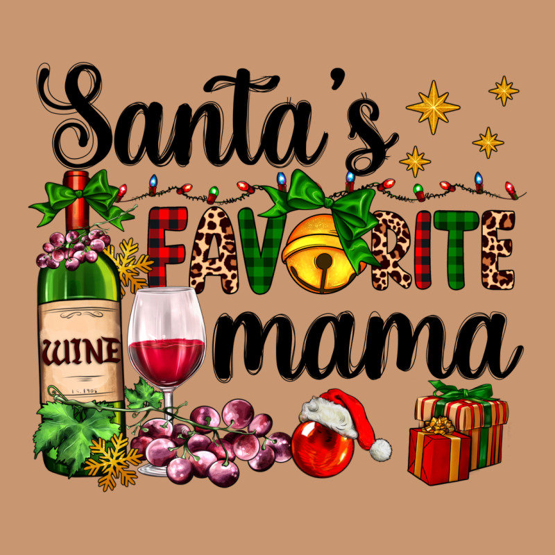 Santa's Favorite Mama Heavyweight Hoodie by AdoDesignShop | Teevron
