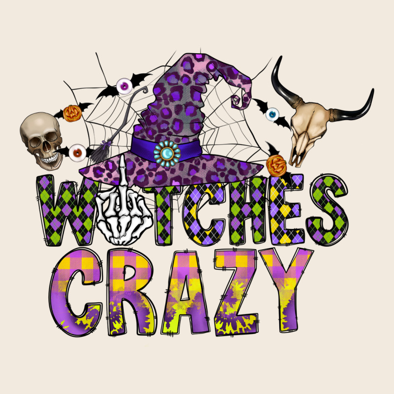 Witches Be Crazy Zipper Hoodie by CowhideDigitalArt | Teevron