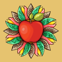 Teacher Apple And Sunflower With Leopard And Tooled Leather Premium Sweatshirt | Teevron