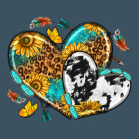 Cowhide Leopard Hearts Urban Heavy Tee | Teevron