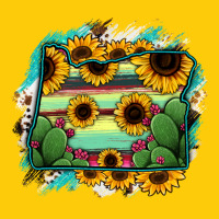 Oregon Map Sunflower Cactus Serape Premium Hoodie | Teevron