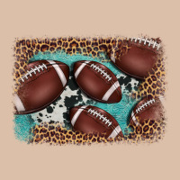 American Football Leopard Cowhide Turquoise  Leather Background Urban Heavy Tee | Teevron