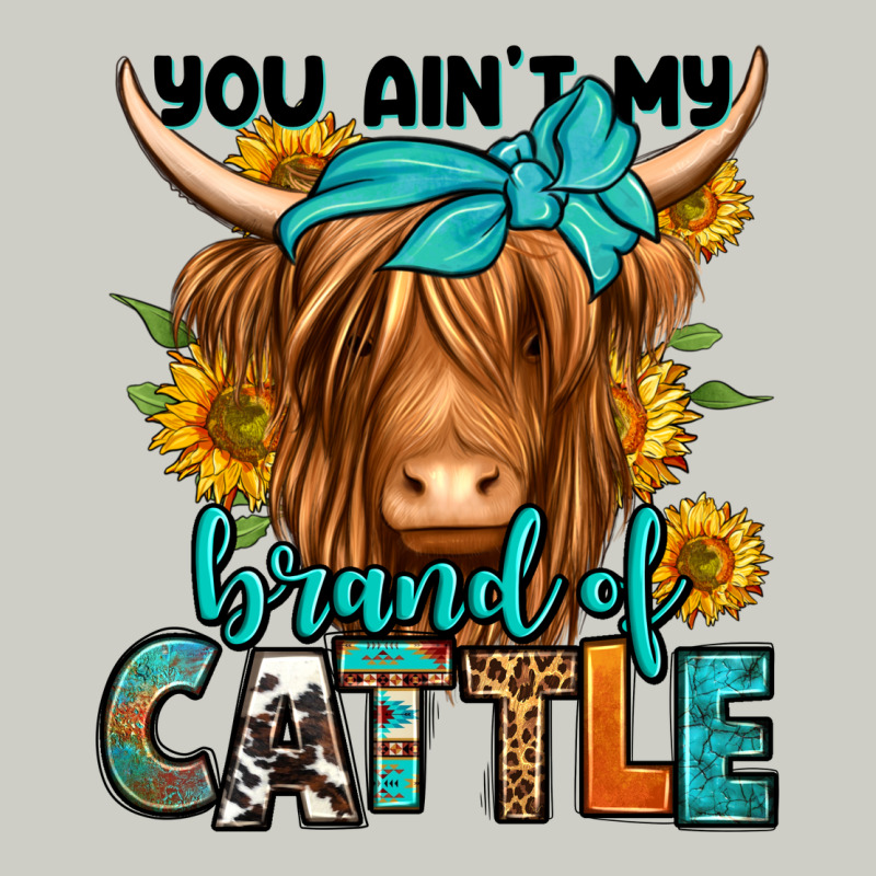 You Ain't My Brand Of Cattle Longhaired Cow Heavyweight Hoodie by Jasminsmagicworld | Teevron