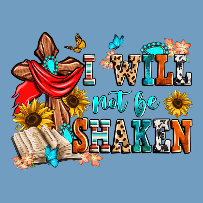 I Will Not Be Shaken Urban Heavy Tee by Zillion Design Studio | Teevron