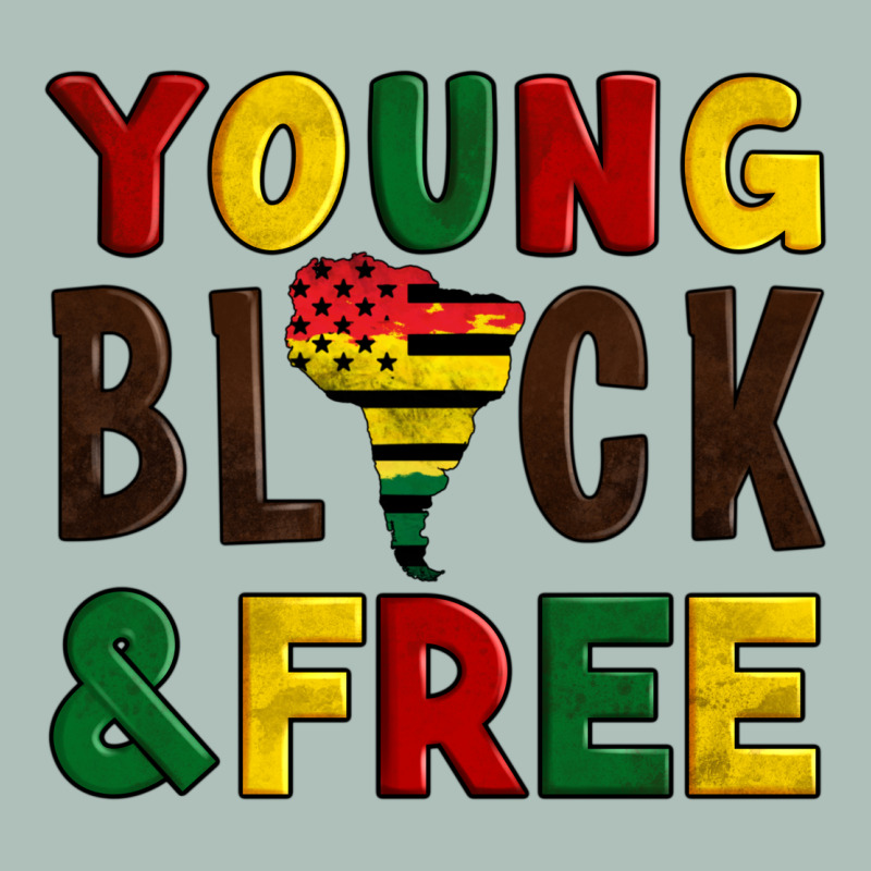 Young Black And Free Heavyweight Hoodie by Artiststas | Teevron