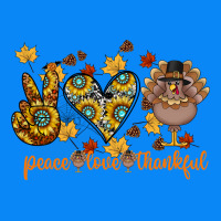 Peace Love Thankful Zipper Hoodie | Teevron