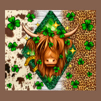 St. Patrick's Day Highland Cow Zipper Hoodie | Teevron