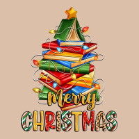 Book Christmas Tree Merry Christmas Urban Heavy Tee | Teevron