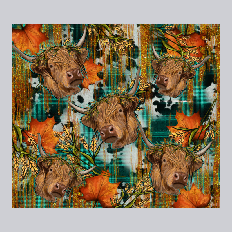 Fall Cowhide Highland Cow Tumbler Classic Tee by RanaPortraitStore | Teevron