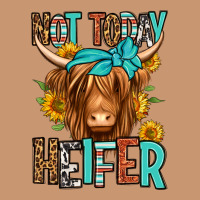 Not Today Heifer Long Haired Cow Heavyweight Hoodie | Teevron