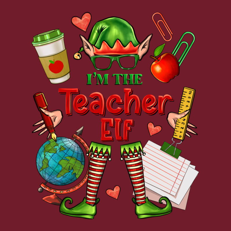Im The Teacher Elf Zipper Hoodie by FaDigitalArtStudio | Teevron