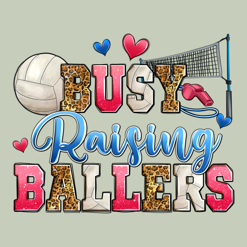 Busy Raising Ballers Volleyball Classic Tee by Zillion Design Studio | Teevron