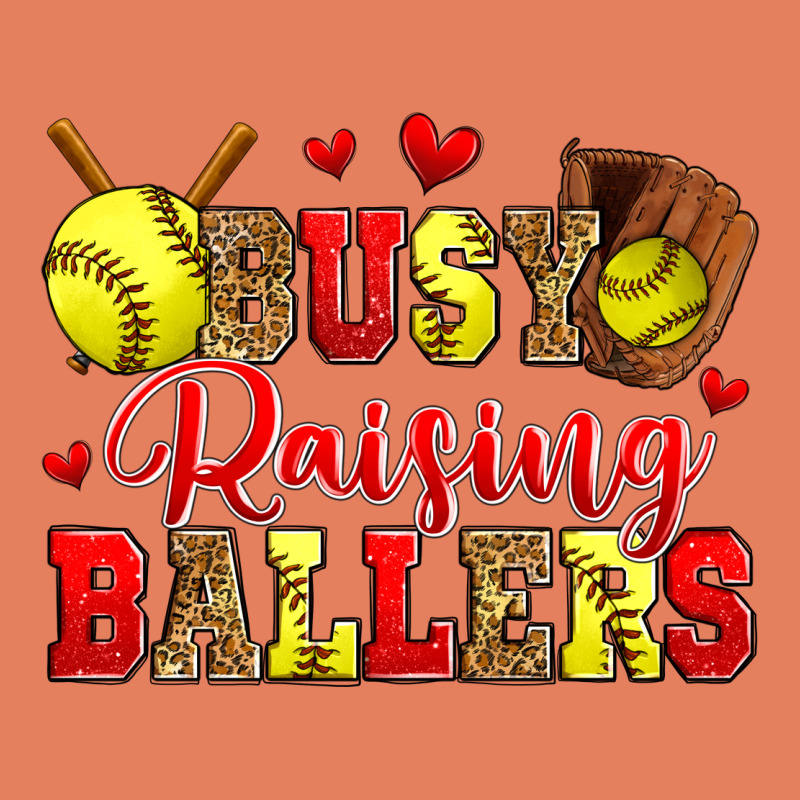 Busy Raising Ballers Softball Classic Tee by Zillion Design Studio | Teevron